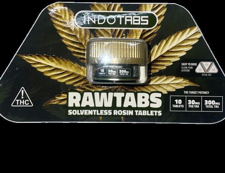 INDOTABS - 30mg Rosin Solventless Tablets 10pk (300mg) *NOT REDEEMABLE*