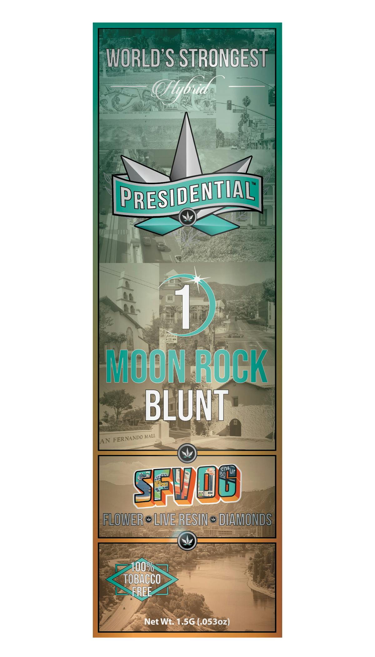 Presidential - SFV OG Moon Rock Infused Blunt (1.5g) *NOT REDEEMABLE*