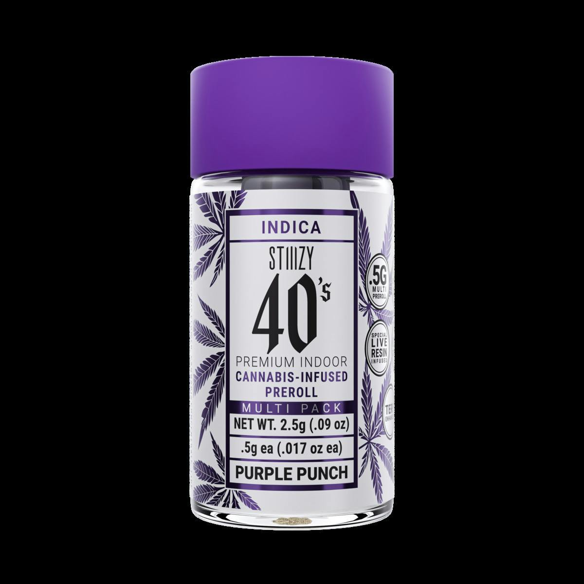 Purple Punch 5pk Infused Pre-Rolls cannabis product