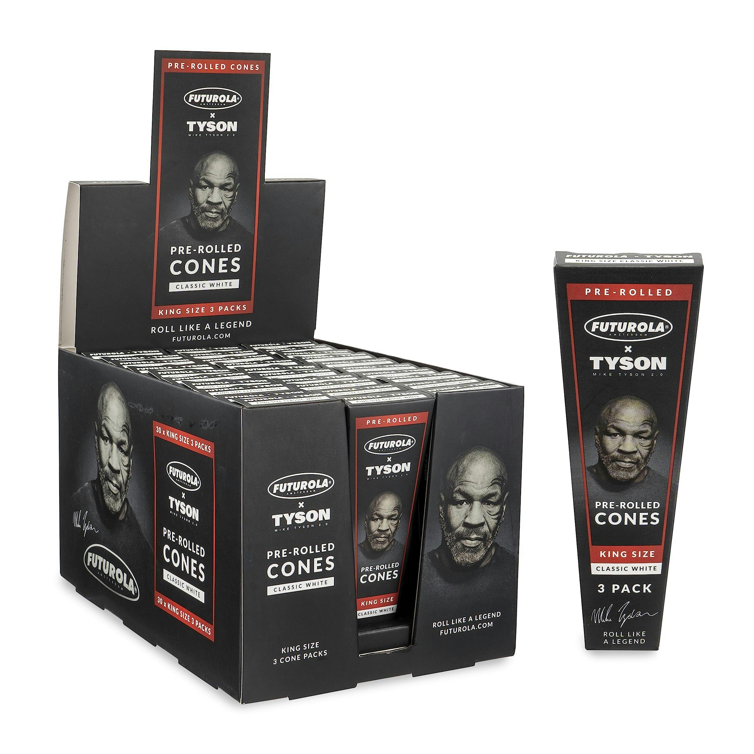 3pk King Size Cones