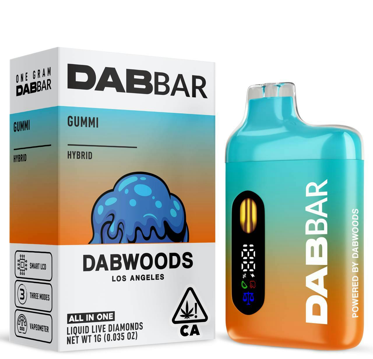 Dabwoods - Gummi — HYBRID - LIQUID LIVE DIAMONDS - AIO VAPE - 1 g