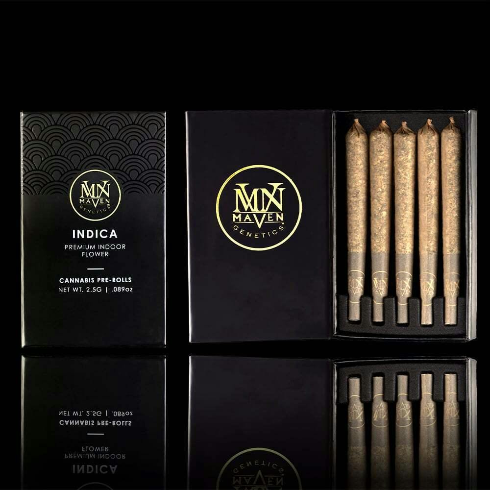 MAVEN - LIPSTAIN - INDICA - PREROLL - 2.5 g - 5 Pack