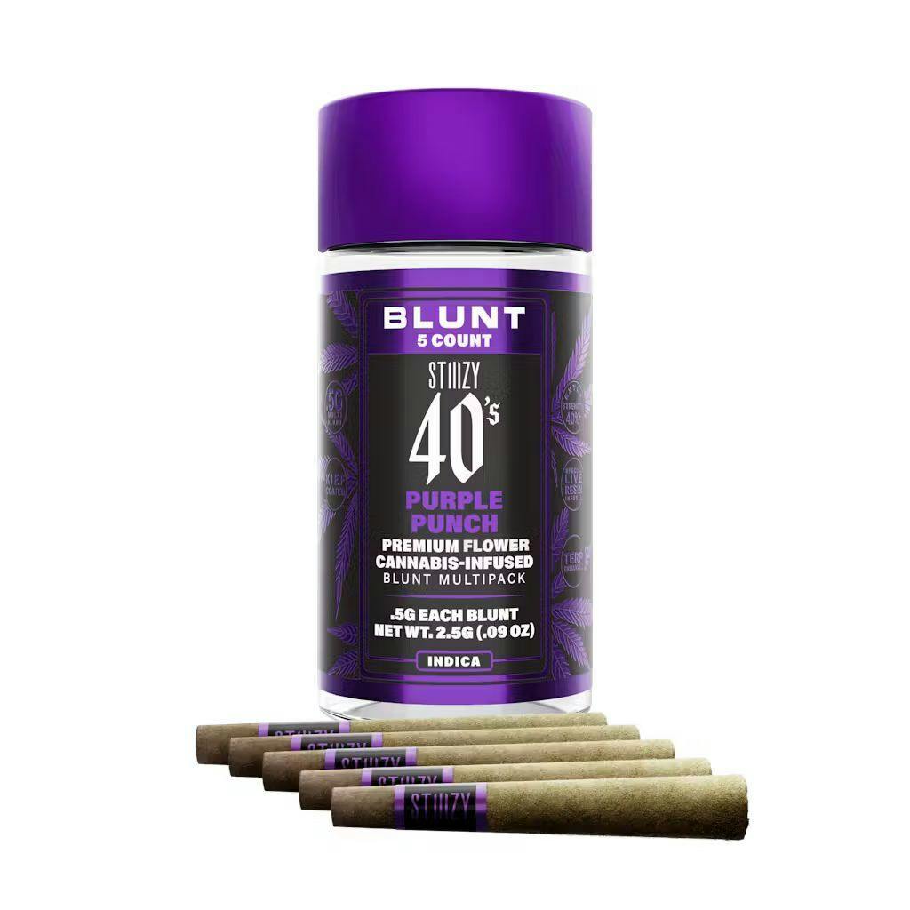 Stiiizy - Purple Punch - Indica - Infused Blunt - 5 Pack - 2.5g