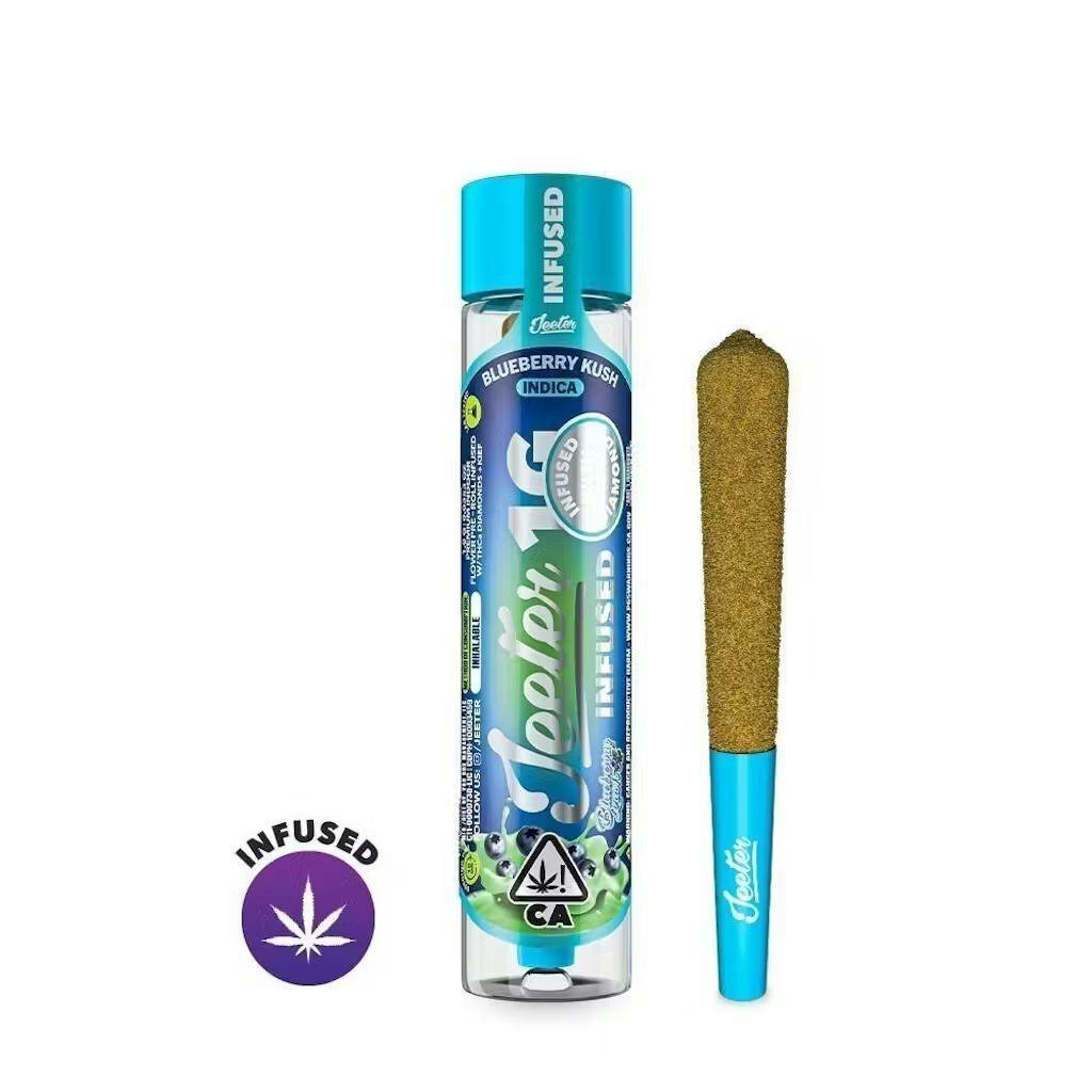 JEETER - BLUEBERRY KUSH - INDICA - INFUSED PREROLL - 1 g