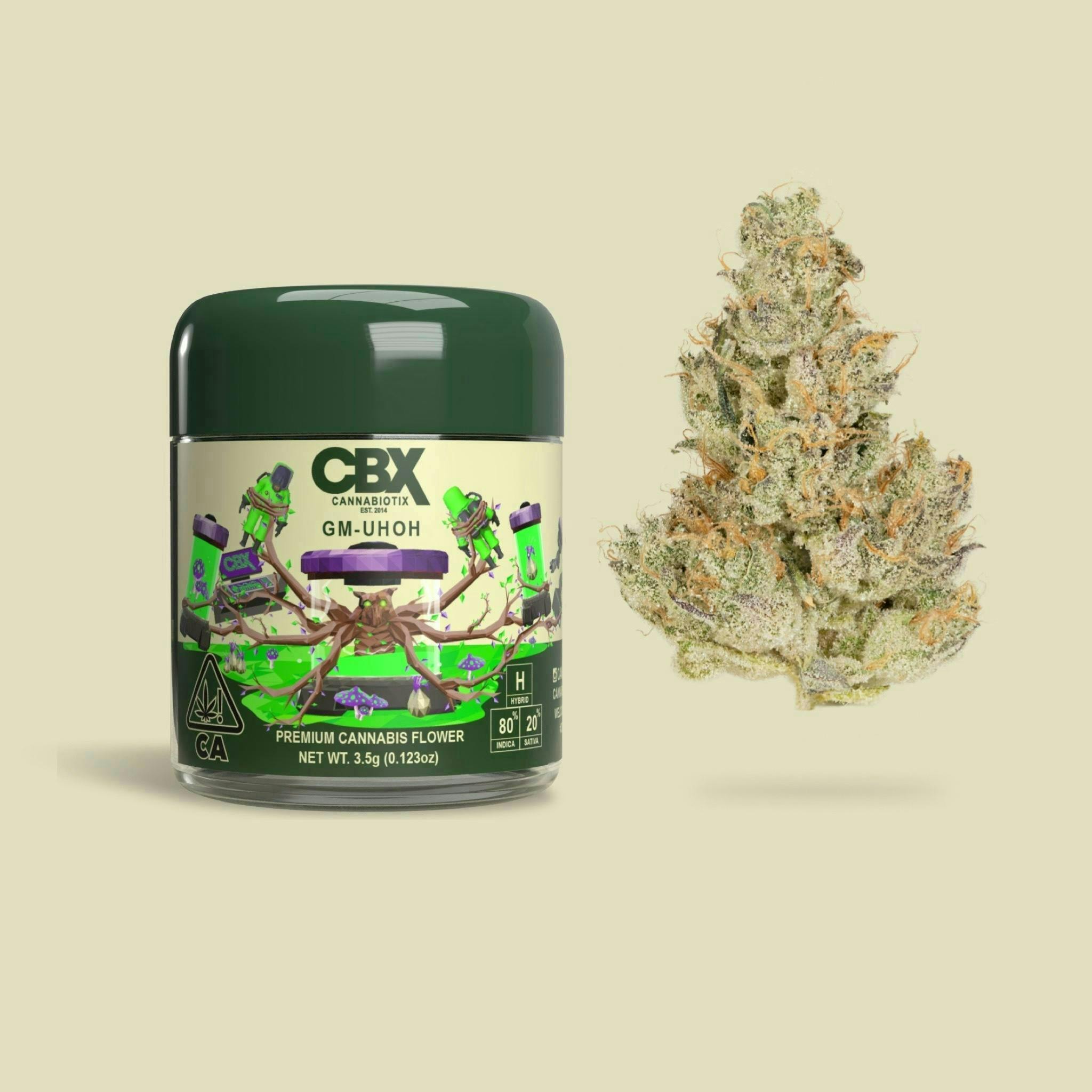 CBX - GM-UHOH - HYBRID - INDOOR - FLOWER - 3.5 g