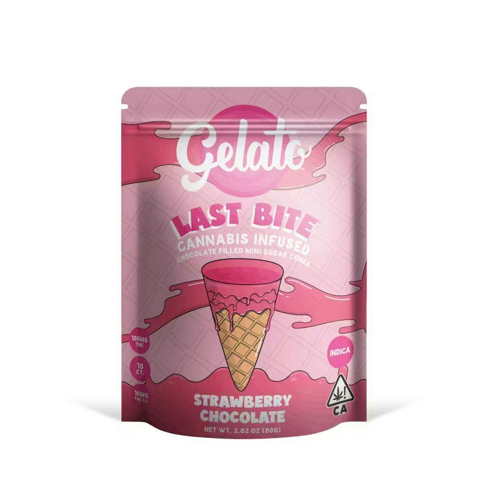 Gelato - Strawberry — Last Bite Cones