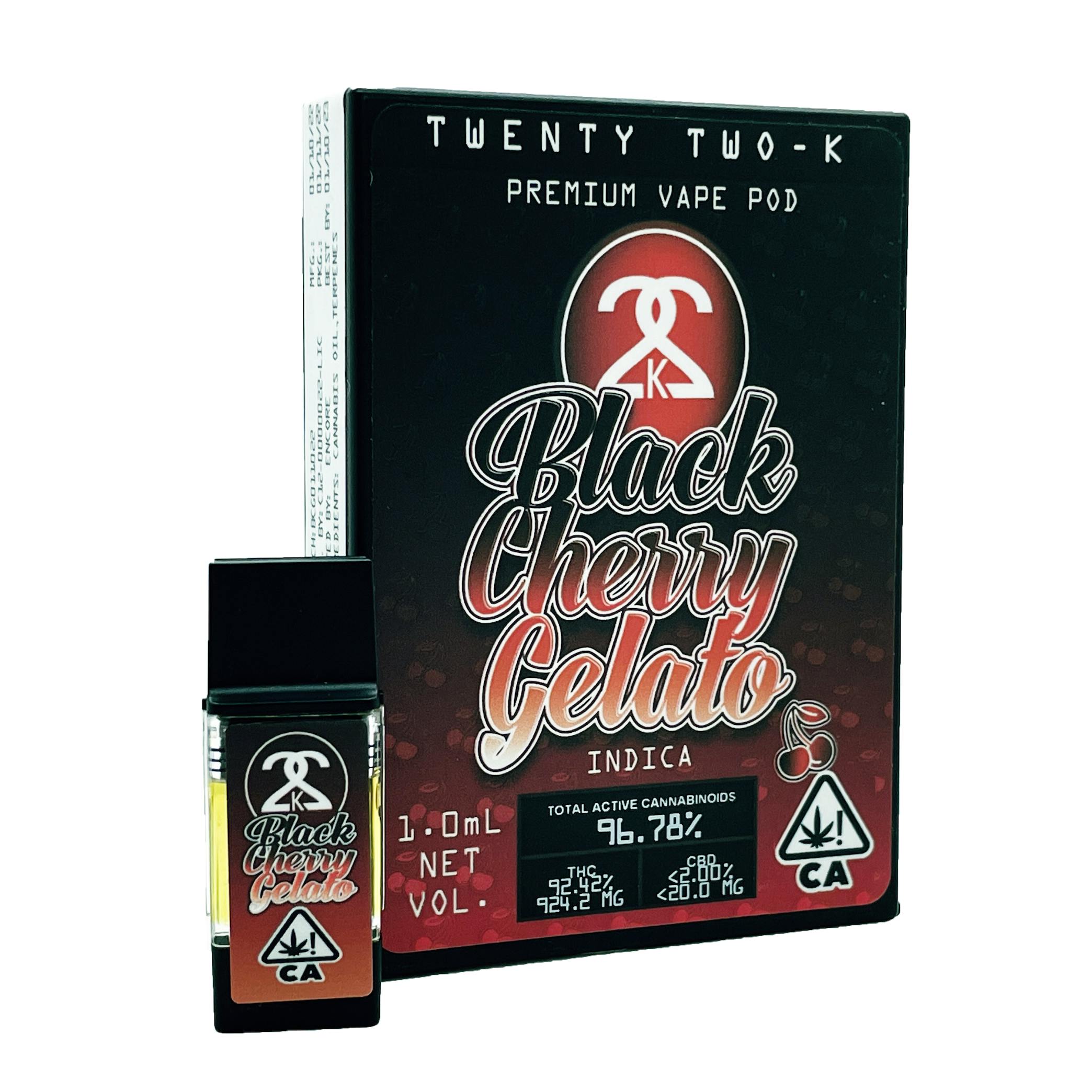 22k - Black: Cherry Gelato