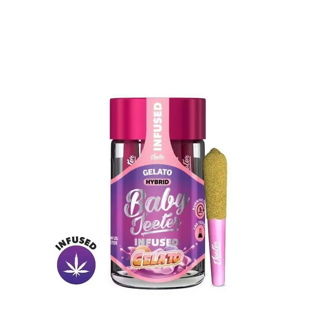 JEETER - GELATO - HYBRID - INFUSED PREROLL - 2.5 g - 5 Pack