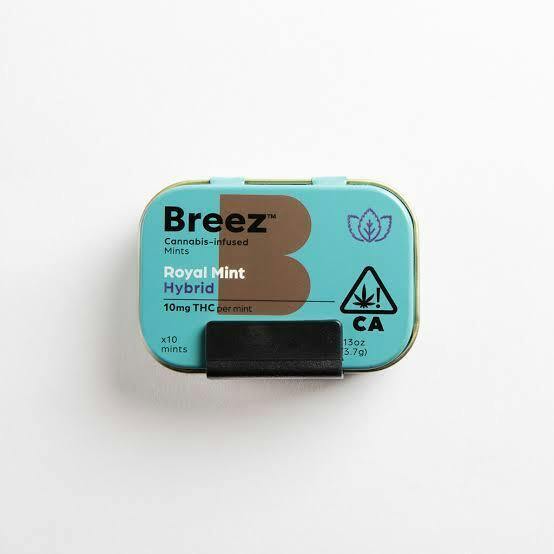 Breez - Royal Mint - Hybrid - Mints - 10 Pack - 100mg