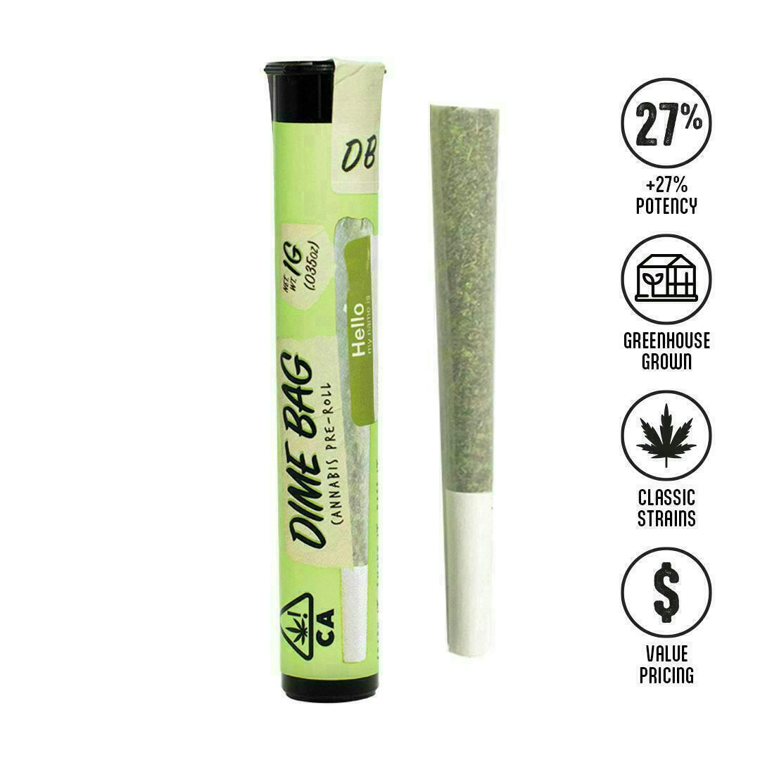 DIME BAG - SEQUOIA STRAWBERRY - SATIVA - PRE ROLL - 1 g