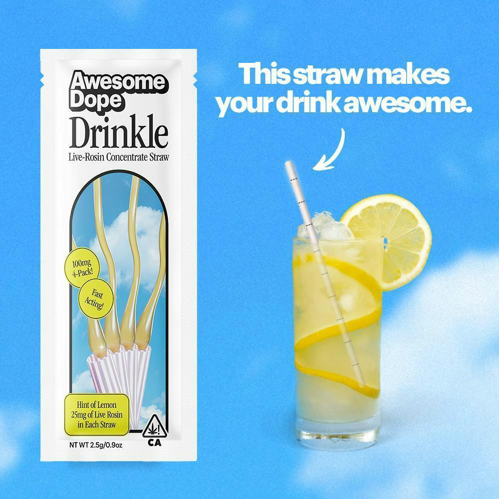 AWESOME DOPE - SATIVA - CONCENTRATE STRAW - 100 mg