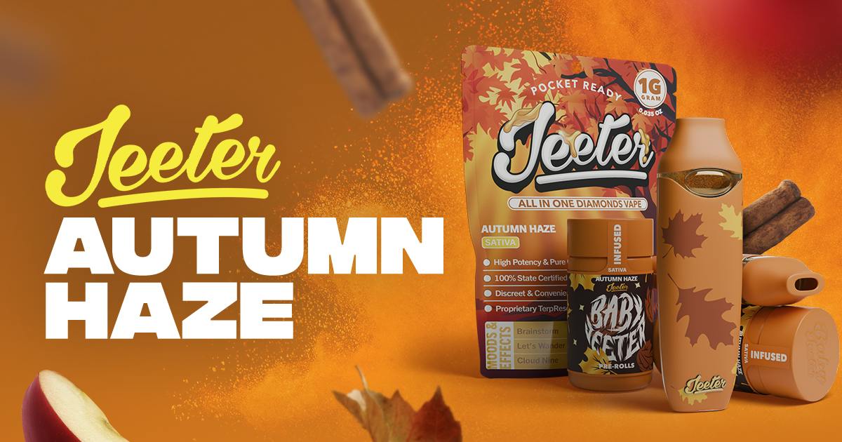 JEETER - AUTUMN HAZE - SATIVA - CARTRIDGE - 1 g