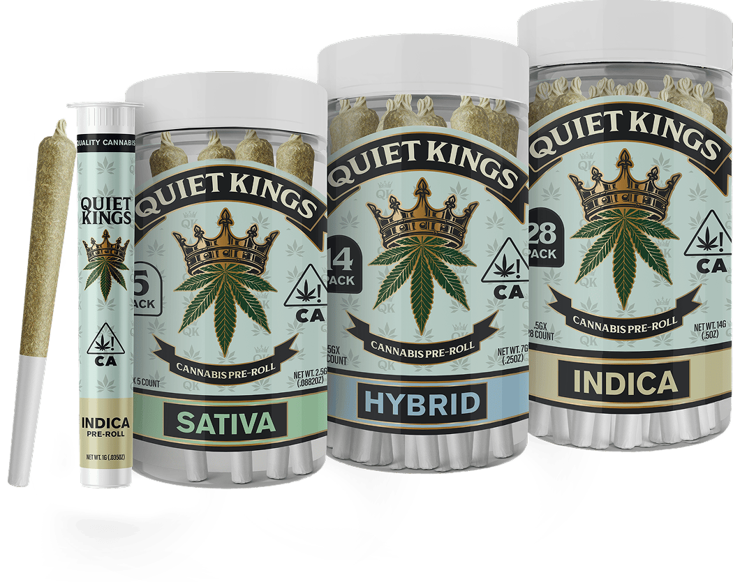 QUIET KINGS - CRUNCH BERRIES - HYBRID - PREROLL - 14 g - 28 Pack