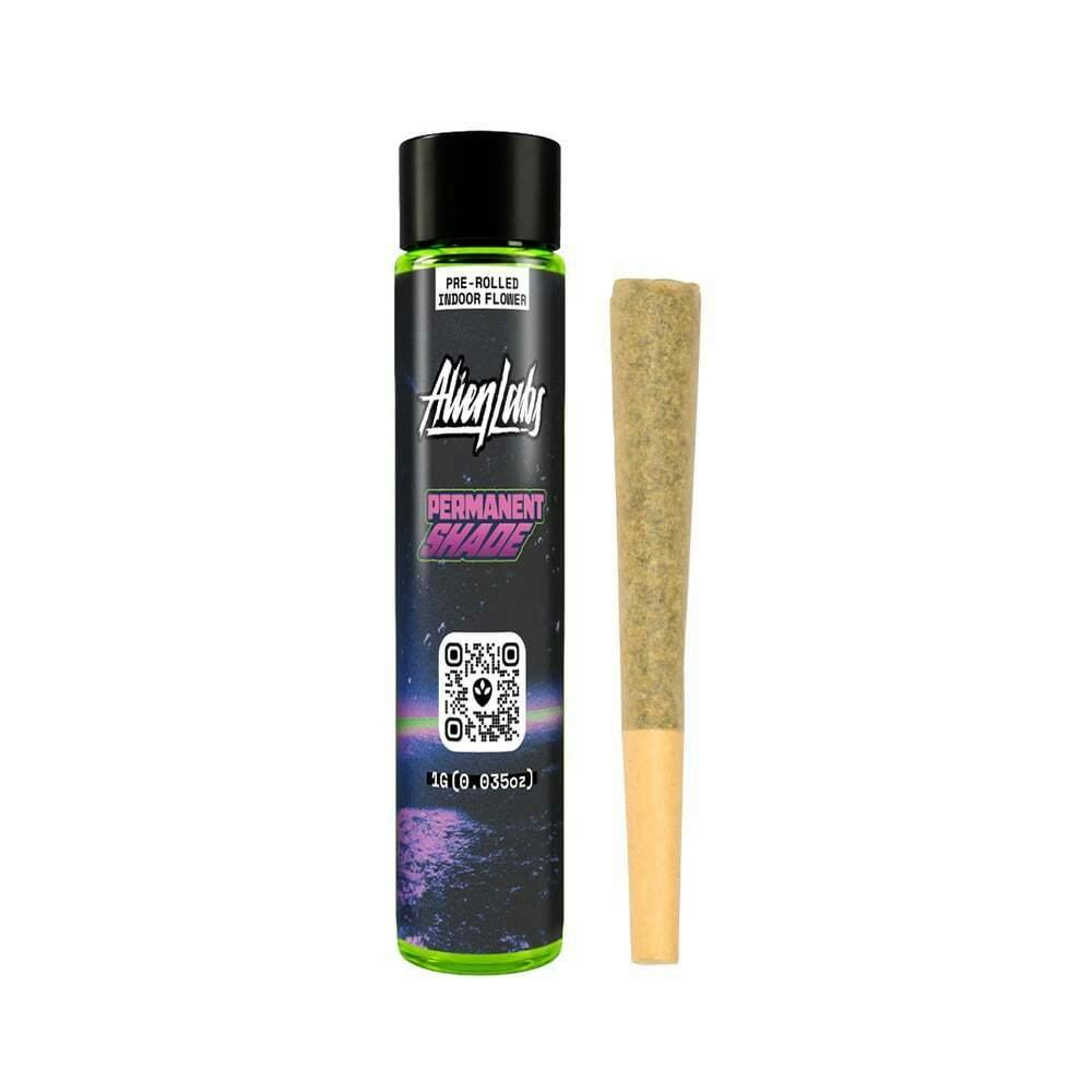 Alien Labs - Permanent Shade - Indica Hybrid - Preroll - 1g