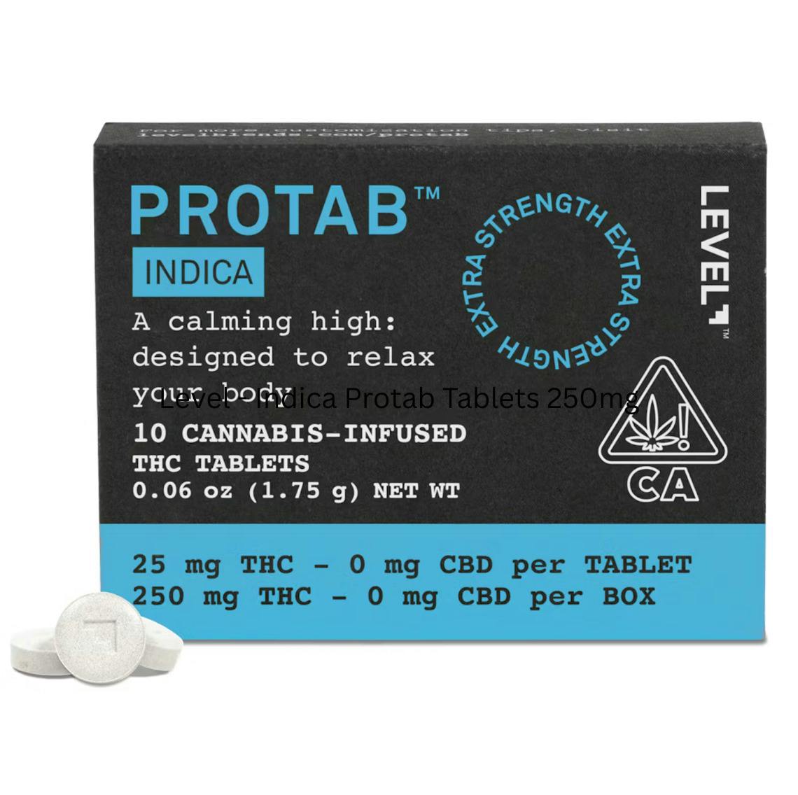 PROTAB | Indica Tablets 25:1 THC:CBD | 250mg | 10ct | 25mg/ea