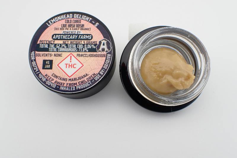 Lemon Head Delight Live Hash Rosin Baller - S 4G