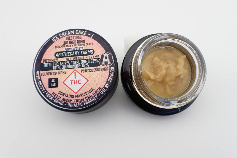 Ice Cream Cake Live Hash Rosin Baller - I 4G