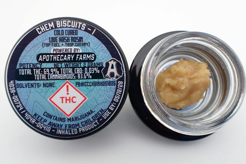 Chem Biscuits Live Hash Rosin - I 2G