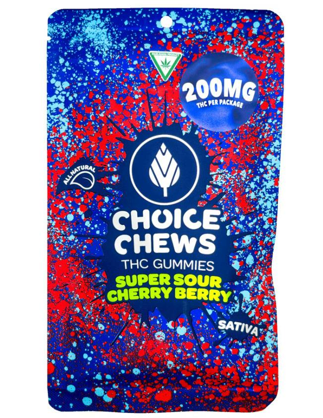 Super Sour Cherry Berry | Soft Chew | 200mg (10pk) cannabis product