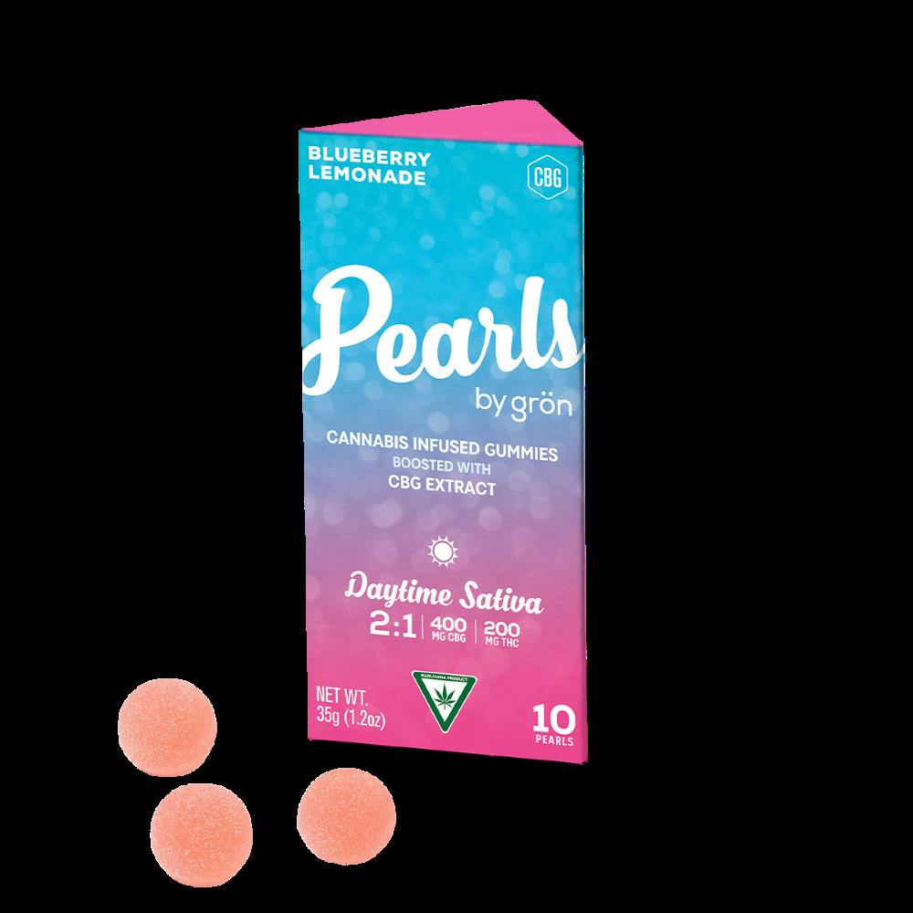 Blueberry Lemonade | 2:1 CBG:THC Pearls | 200mg (10pk) cannabis product