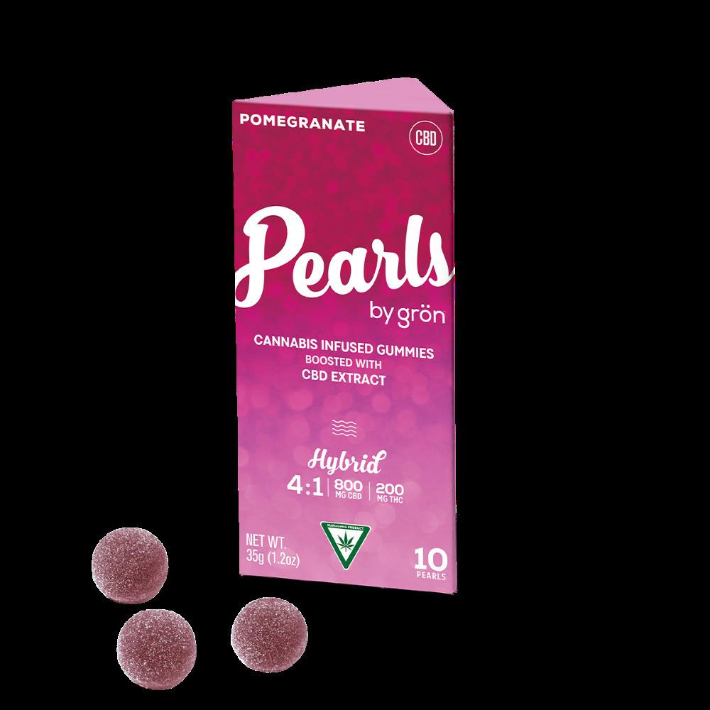 Pomegranate | 4:1 CBD:THC Pearls | 200mg (10pk) cannabis product