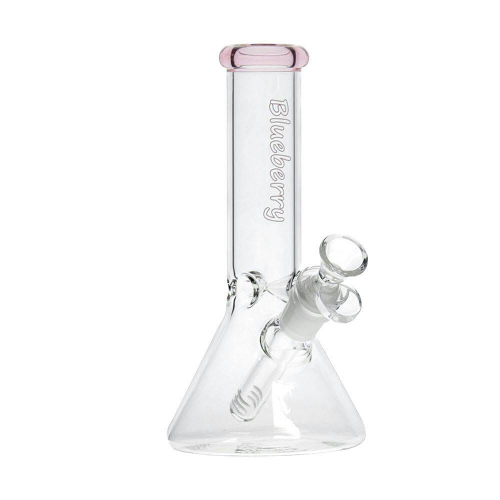 8" Beaker Bong | Blueberry | Pink