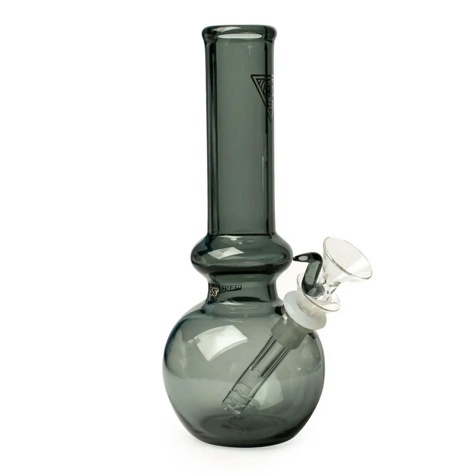 8" Baby Binger Tube | Red Eye Glass | Smoke