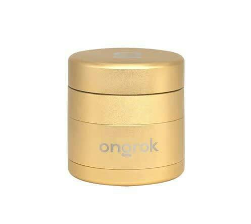 Metal Grinder EZ 4 Piece Mini - 55mm | Ongrok | Gold