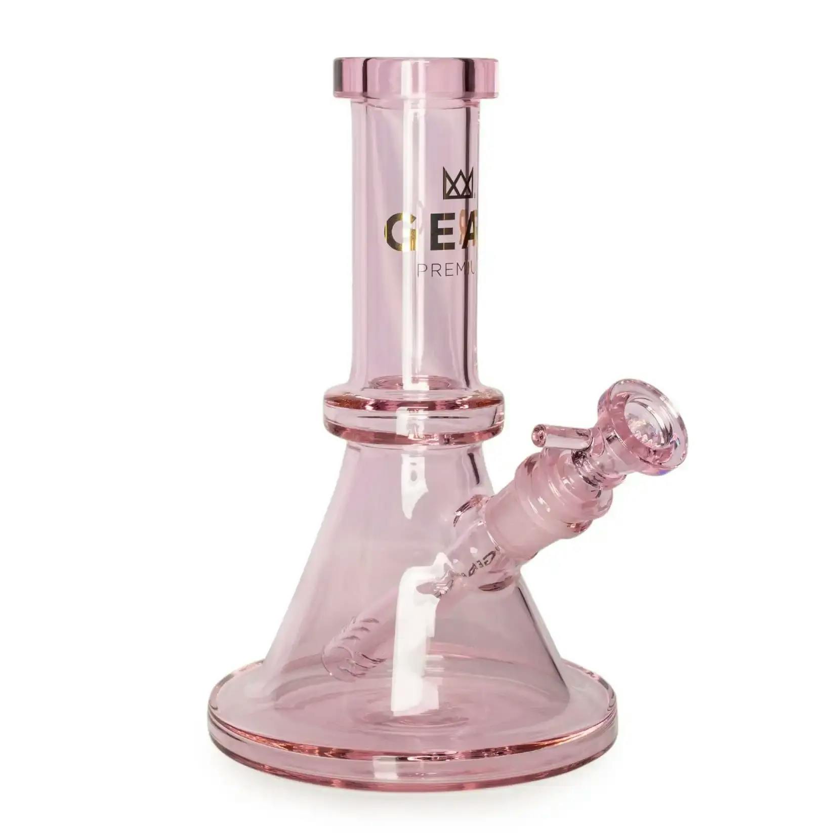 8" Apex Beaker Base Water Pipe | Gear Premium | Pink