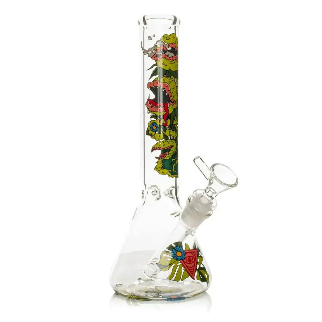 10" Feed Me VFT Water Bong | Red Eye Glass