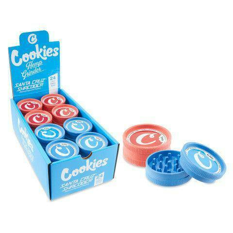 Santa Cruz Shredder x Cookies Medium Hemp Grinder | Santa Cruz | 2 Piece