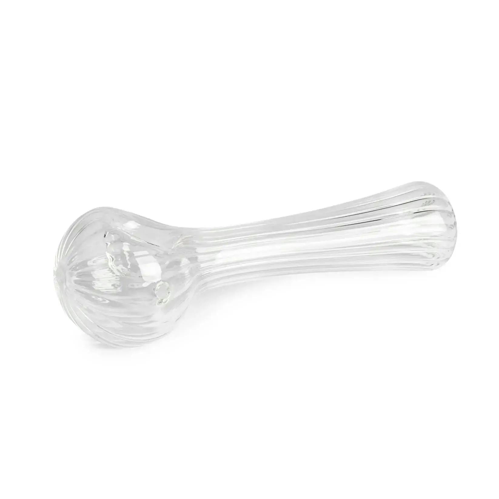 4.5" Cascade Hand Pipe | Red Eye Glass | Clear