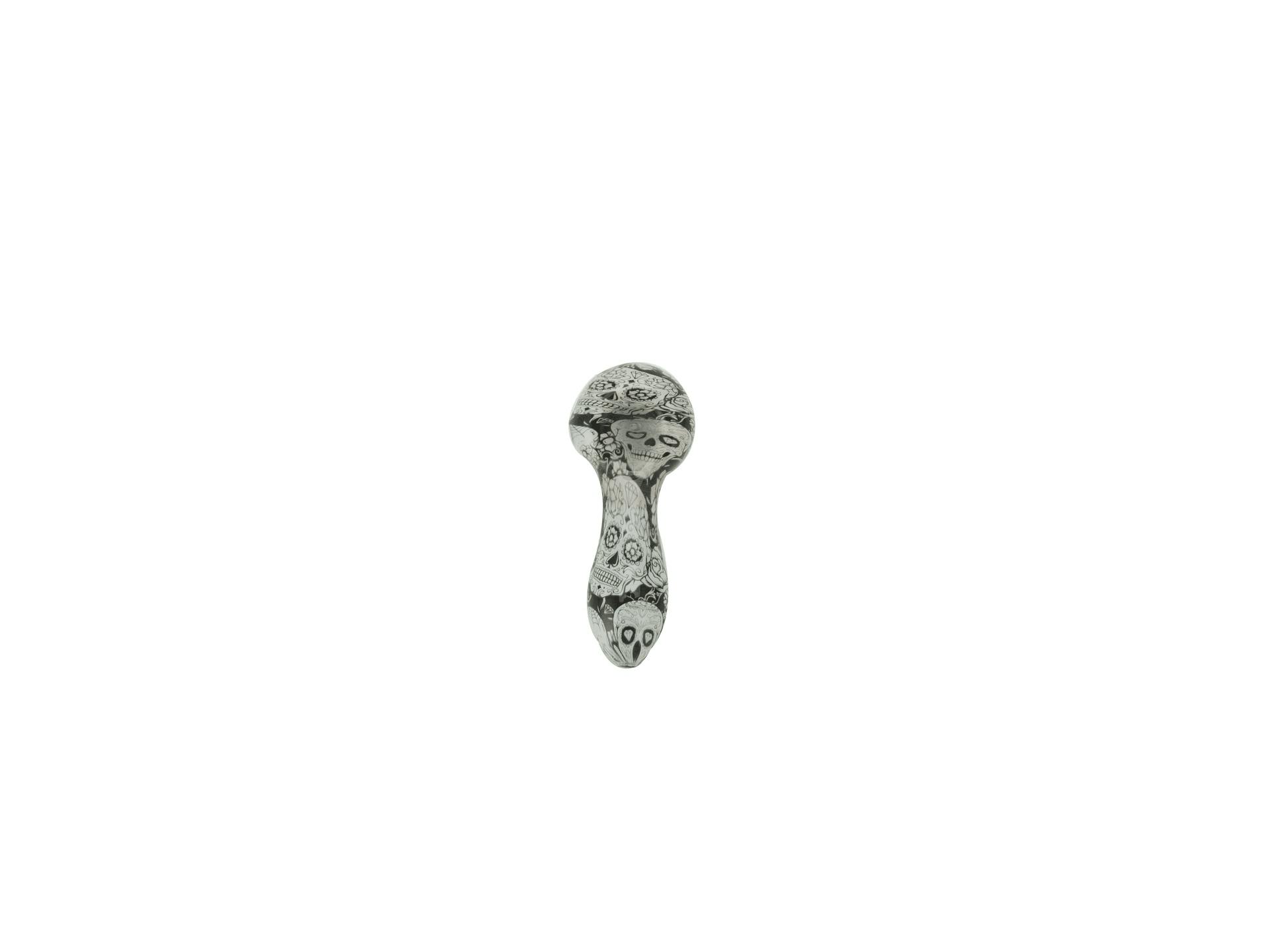 Scribbler Design Glass Pipe | BoroSci | 4.3"