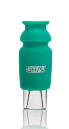 SILICONE CAPPED GLASS CRUTCH - BLUE