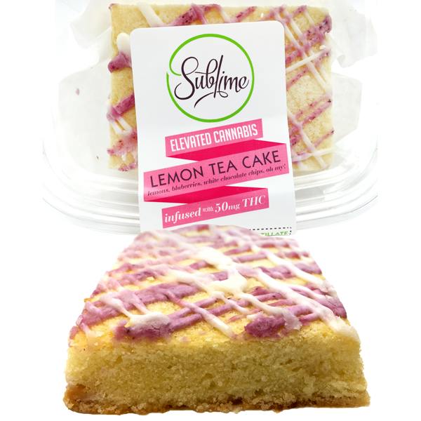Sublime Lemon Tea Cake Bites 100mg