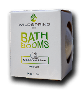 Coconut Lime CBD Bath Bomb 100mg