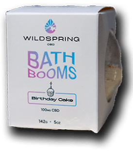 Birthday Cake CBD Bath Bomb 100mg