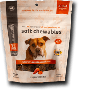 Soft Chewables Sweet Potato 3mg CBD Dog Treats