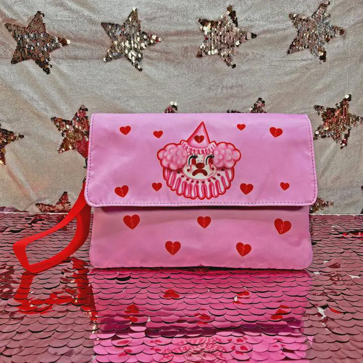 Smell Proof Bag with Lock- Sad Clown