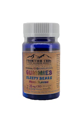 15ct 25mg CBD & 5mg CBN Melatonin Sleepy Bears (375mg)