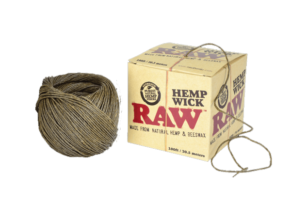 Raw 100ft Hempwick Ball