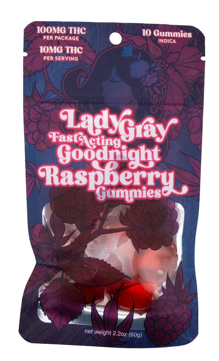 Fast Acting Goodnight Raspberry Indica Gummies