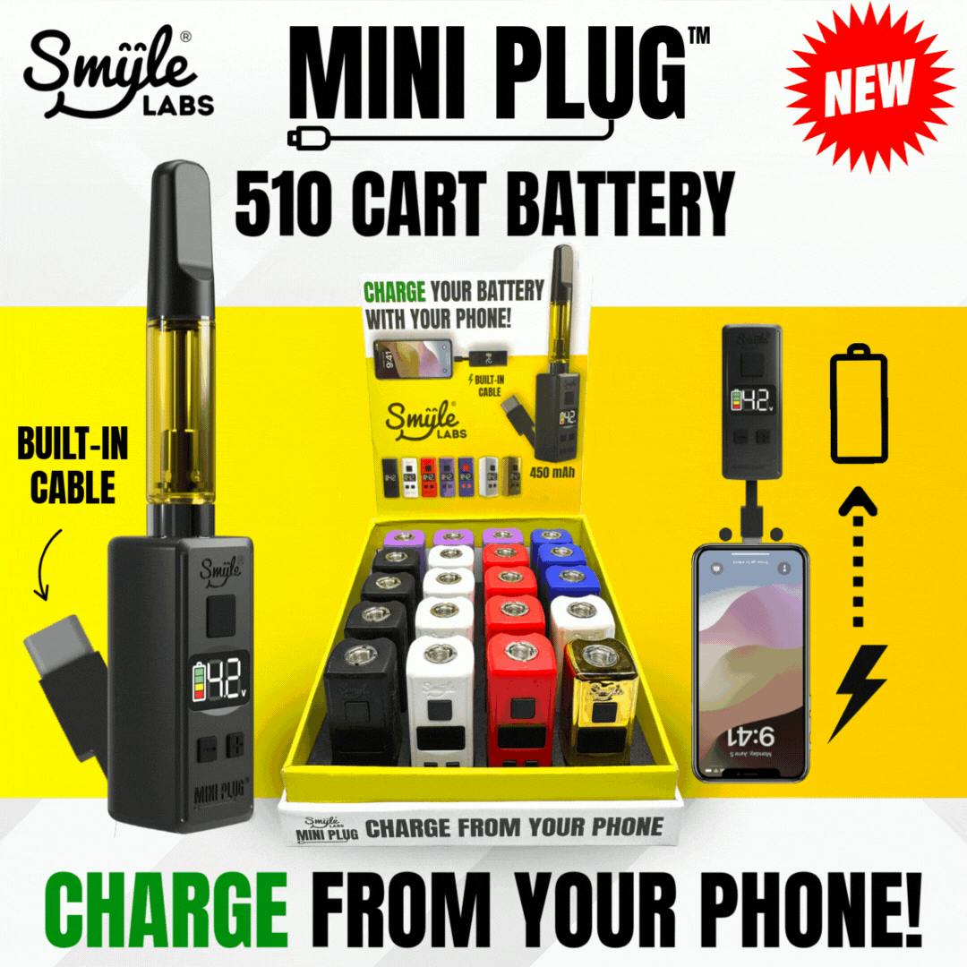 Smyle Mini Plug Battery w/ Built in USB-C Cable