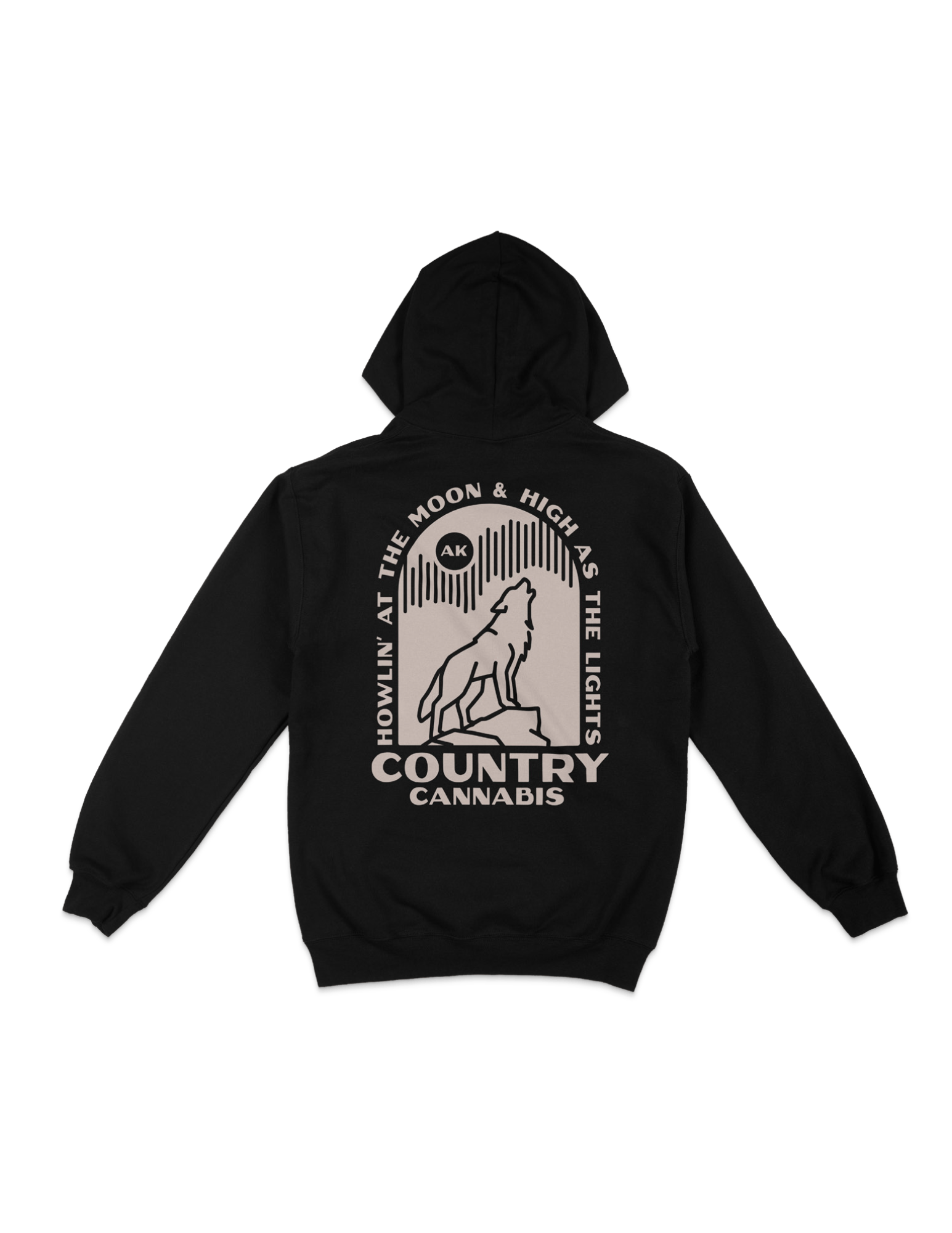 Howlin' At The Moon Hoodie - Small