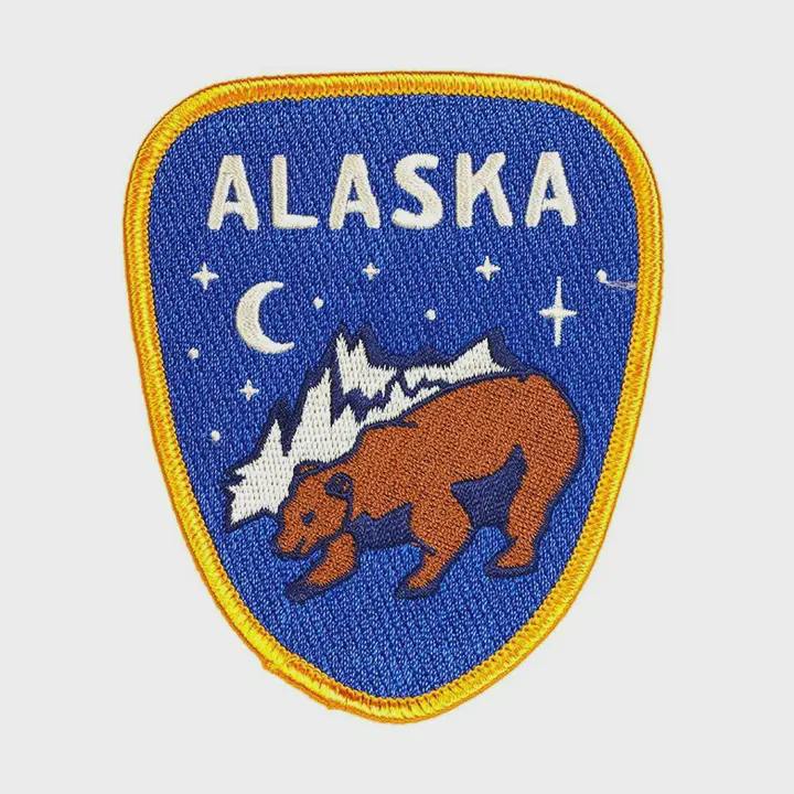 Alaska Embroidered Patch