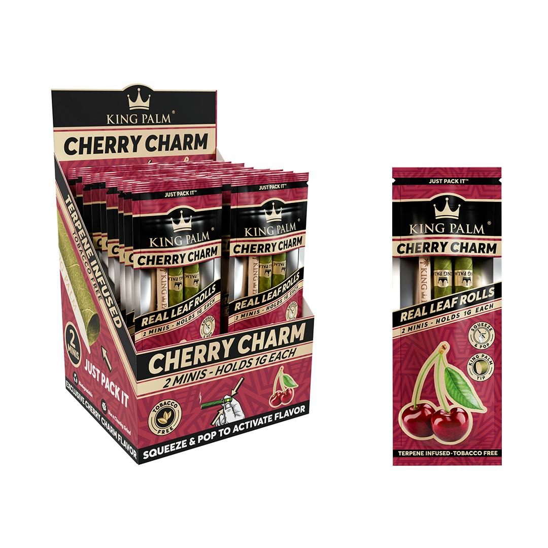 King Palm Mini Cones - Cherry Charm 2 Pack