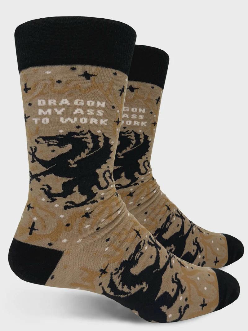 Dragon My Ass To Work Socks