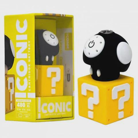 Iconic Battery Mushroom - Black