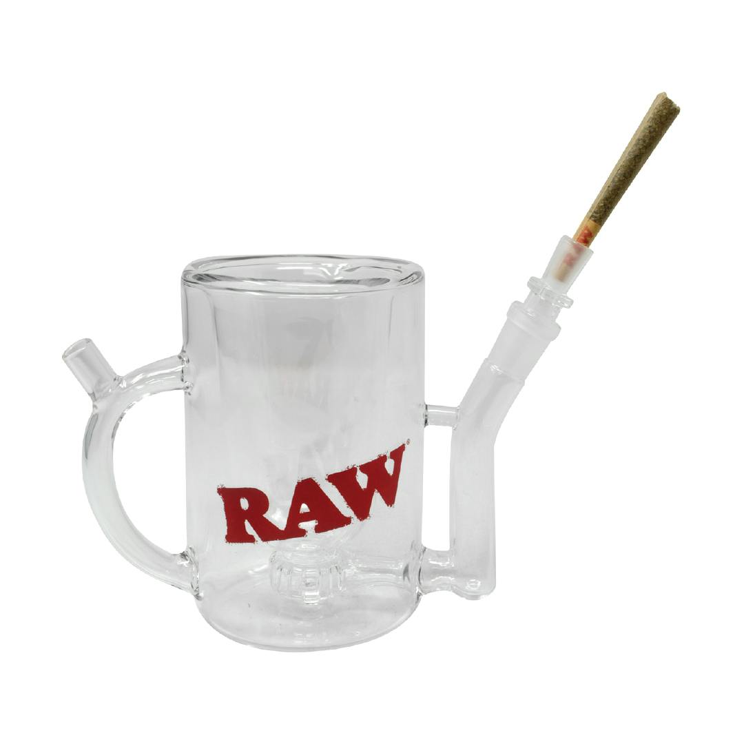 RAW Wake Up & Bake Mug - Clear