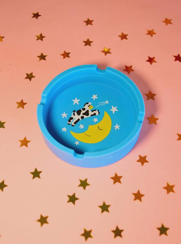 Cow Over the Moon Ash Tray